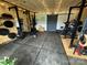 Home gym featuring black weight lifting and work out equipment at 5373 Nc Hwy 16 N Hwy, Taylorsville, NC 28681