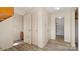 Hallway that leads to a full storage closet and bathroom at 600 Community Ln, Lancaster, SC 29720