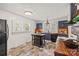 Bright kitchen with an island, stainless steel appliances, custom cabinetry, tile backsplash, and butcher block countertop at 612 Rowan Mill Rd, Salisbury, NC 28147