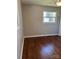 Comfortable bedroom with hardwood floors and a window offering a pleasant view at 736 Lawndale Cir, Fort Lawn, SC 29714