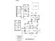 Detailed floor plan showcasing the layout of this beautiful home with four bedrooms and attached garage at 801 Berkeley Ave, Charlotte, NC 28203