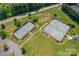 Aerial view of two tennis courts, perfect for active recreation within the community at 104 Hallmark Xing, Rock Hill, SC 29732