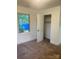 Charming bedroom with a view of the neighborhood and walk-in closet at 109 Barrett Rd, Cherryville, NC 28021