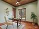 Home office with lots of natural light, hardwood floors, and ceiling fan, perfect for working from home at 111 Milledge Dr, Mooresville, NC 28117
