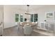 Dining room features a round table and an attractive chandelier fixture at 120 Southern Oaks Ln, Salisbury, NC 28147