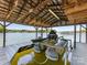 Covered boat dock on a serene lake, offering a peaceful retreat and storage for watercraft at 1395 Roundstone Rd, Sherrills Ford, NC 28673