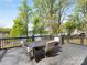 Beautiful backyard deck with a lake view, perfect for outdoor gatherings at 1395 Roundstone Rd, Sherrills Ford, NC 28673