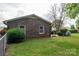 Expansive backyard featuring a well-maintained lawn and mature trees at 1663 Smyre Farm Rd # 5, Newton, NC 28658