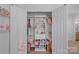 Organized closet with built-in shelves and rods provides ample storage space for clothes and accessories at 181 Glynwater Dr, Mooresville, NC 28117