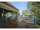 Spacious balcony with iron railing showcases picturesque waterfront views at 20428 Island Forest Dr, Cornelius, NC 28031