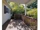 Inviting backyard deck with wooden railing, perfect for outdoor relaxation and entertaining at 2326 Armstrong Cir, Gastonia, NC 28054