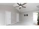 Bedroom featuring vaulted ceiling, fan, and tv mount at 5015 Drake Pond Ln, Rock Hill, SC 29732