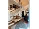 Charming foyer with a staircase, decorative bench, and stylish accents, creating a welcoming entrance at 1000 Margaret Brown St, Charlotte, NC 28202