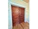 Classic pocket doors with detailed paneling, adding a touch of vintage charm to the home's entryway at 1000 Margaret Brown St, Charlotte, NC 28202