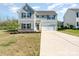 Charming two-story home with light gray siding and a well-manicured front lawn at 101 Glencroft Dr, Wingate, NC 28174