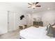 Bright bedroom with neutral carpet, and stylish furniture at 1032 Dooley Dr, Charlotte, NC 28227