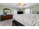 Bedroom featuring a dresser, soft carpet, and a large window at 106 Zurich Ln, Statesville, NC 28625
