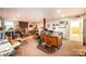 Spacious basement with tile ceiling, brick wall and office space at 1213 10Th Street Nw Ln # 3, Hickory, NC 28601