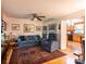 Cozy living room featuring hardwood floors, comfortable seating, and a ceiling fan at 1213 10Th Street Nw Ln # 3, Hickory, NC 28601