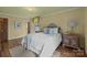 Inviting bedroom offers a comfortable bed, soft lighting, and warm colors, creating a peaceful retreat at 1676 Partridge Cir, Lancaster, SC 29720