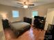 Bedroom with a bed and desk area for gaming and working at 1780 Short St, Mount Pleasant, NC 28124