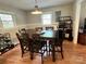 Dining room with large wooden table and seating for six at 1780 Short St, Mount Pleasant, NC 28124