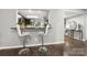 Eat-in kitchen featuring bar seating, modern decor and connecting rooms at 181 Riverview Ter, Clover, SC 29710