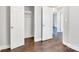 Bedroom with closet doors and laminate flooring at 2815 Grimes St, Charlotte, NC 28206