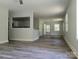 The spacious living room is bright and airy with a kitchen counter at 2822 Royston Rd, Charlotte, NC 28208
