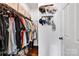 Walk-in closet with shelving and clothing racks for optimal storage at 2895 Sweeping Pine Ln, Denver, NC 28037
