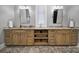 Bathroom with double vanity and decorative basket storage at 4071 Poplar Ridge Dr, Fort Mill, SC 29715