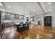 Stylish kitchen features a large island with bar seating, stainless steel appliances, and contemporary cabinetry at 4071 Poplar Ridge Dr, Fort Mill, SC 29715