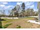 Expansive backyard with a white privacy fence providing an ideal space for recreation and outdoor living at 4538 Opus Ln, Charlotte, NC 28214