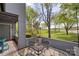 Inviting back porch with outdoor seating, offering a peaceful spot to relax at 6605 Point Comfort Ln, Charlotte, NC 28226