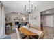 Dining area flows from the living room at 6605 Point Comfort Ln, Charlotte, NC 28226