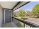 Charming patio with view of the neighborhood at 6605 Point Comfort Ln, Charlotte, NC 28226