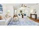 Cozy living room featuring a fireplace, open layout, and stylish decor with lots of natural light at 8221 Pineville Matthews Rd # A, Charlotte, NC 28226