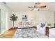 Cozy sunroom filled with light from all the windows, tile floor, and seating at 8221 Pineville Matthews Rd # A, Charlotte, NC 28226