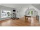 Bonus room featuring a pool table, workout equipment, and natural light at 9008 Skipaway Dr, Waxhaw, NC 28173