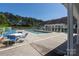Community swimming pool surrounded by ample seating, providing a refreshing oasis for residents at 121 Talbert Town Loop, Mooresville, NC 28117