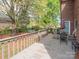 Spacious deck with a seating area with view of the backyard at 126 Pointer Se Ct, Concord, NC 28025