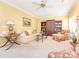 Cozy living room featuring carpet floors, a ceiling fan, and lots of seating space at 126 Pointer Se Ct, Concord, NC 28025