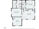 First floor plan showcasing the layout of the bedrooms, bathrooms, living areas, and eat-in kitchen at 166 Franklin Nw Ave, Concord, NC 28025