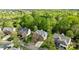 An aerial view of several homes in a neighborhood surrounded by lush greenery at 1809 Robbins Meadows Dr, Waxhaw, NC 28173