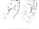 A floor plan showing the layout of two floors, including bedrooms, living areas, and a garage at 3605 Ridgetop Rd, Sherrills Ford, NC 28673