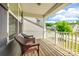 Inviting porch with wicker chairs, offering a relaxing outdoor seating area at 4013 Highgate Ln # 2B-78, Lancaster, SC 29720