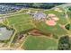 Gorgeous aerial view of the athletic fields including baseball fields and soccer fields at 4013 Highgate Ln # 2B-78, Lancaster, SC 29720