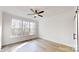 Bright bedroom with hardwood floors, large windows that provide an abundance of natural light, and modern trim at 472 Bellingshire Dr, Mt Ulla, NC 28125