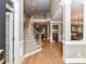 Spacious foyer with hardwood floors and staircase at 7012 Chadwyck Farms Dr, Charlotte, NC 28226