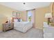 Charming bedroom with a cozy bed, bright window, and decorative accents at 7105 Short Stirrup Ln, Mint Hill, NC 28227